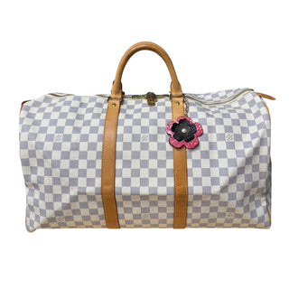 LOUIS VUITTON Damier Azur Keepall 50 Louis Vuitton