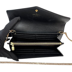 LOUIS VUITTON Reverse Monogram Sarah Wallet with added Chain Louis Vuitton