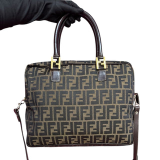 FENDI Zucca Canvas Briefcase Fendi