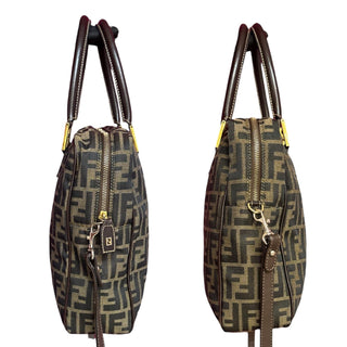 FENDI Zucca Canvas Briefcase Fendi