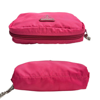 PRADA Pink Tessuto Nylon Pouch Prada