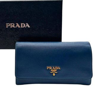 Preowned Prada Indigo Clutch/Crossbody Bag Prada