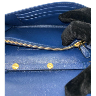 Preowned Prada Indigo Clutch/Crossbody Bag Prada
