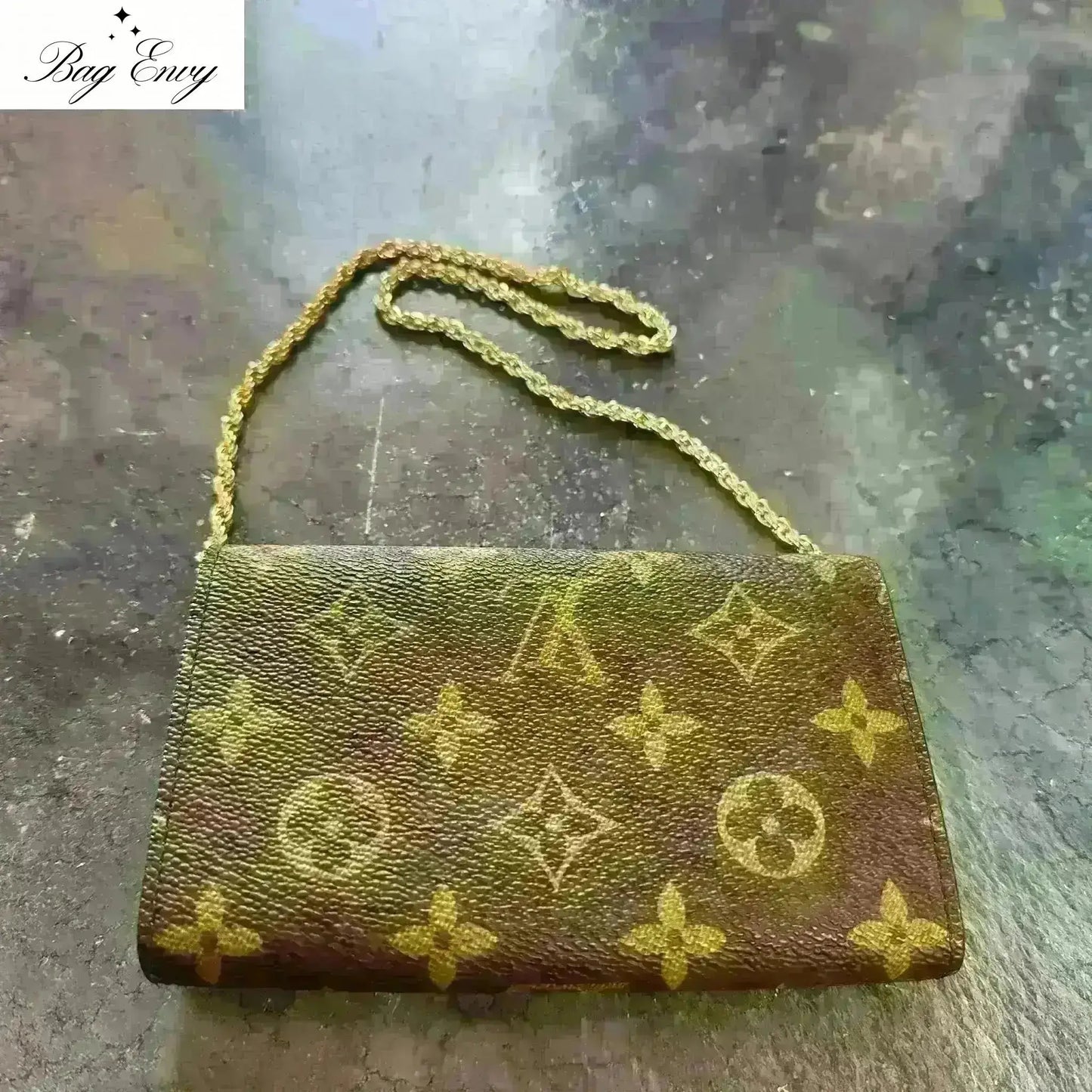 LOUIS VUITTON Monogram Porte Monnaie Billets Tresor Wallet