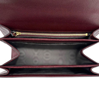 GUCCI Burgundy Leather Zumi Crossbody Bag Gucci