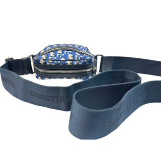 DIOR Oblique Blue Nylon Messenger Bag Dior