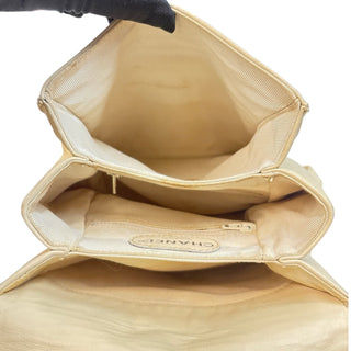 CHANEL Beige Lambskin Timeless Small Chain Backpack Chanel