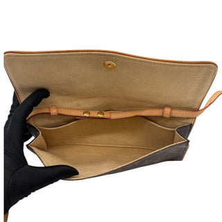 LOUIS VUITTON Monogram Coated Canvas Pochette Twin GM Louis Vuitton