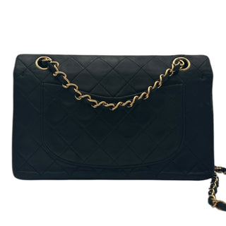 CHANEL Black Quilted Lambskin Small Classic Double Flap Bag Chanel