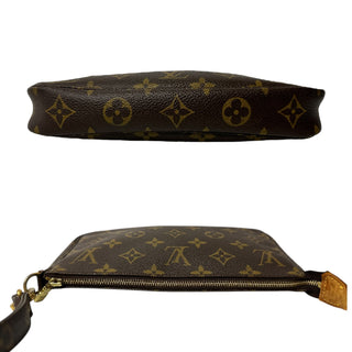 LOUIS VUITTON Monogram Pochette Accessoires with Long Strap Louis Vuitton