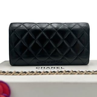 CHANEL Lambskin Classic Flap Gusseted Wallet Chanel