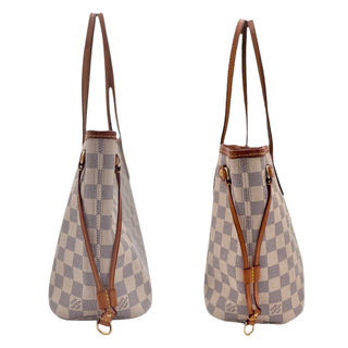 LOUIS VUITTON Damier Azur Neverfull PM Louis Vuitton