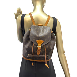 LOUIS VUITTON Monogram Montsouris MM Backpack Louis Vuitton