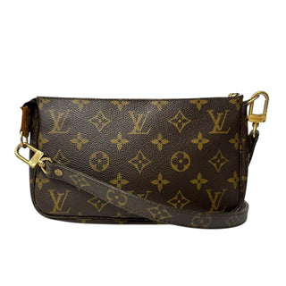 LOUIS VUITTON Monogram Pochette Accessoires with Long Strap Louis Vuitton