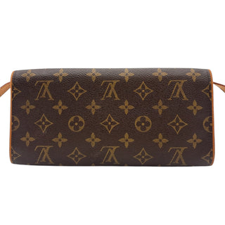 LOUIS VUITTON Monogram Coated Canvas Pochette Twin GM Louis Vuitton