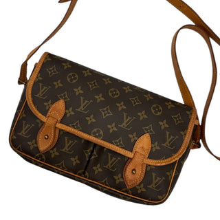 LOUIS VUITTON Monogram Sac Gibciere Crossbody Bag Louis Vuitton