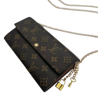 LOUIS VUITTON Monogram Sarah Wallet on Chain Louis Vuitton