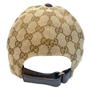 GUCCI GG Canvas with Web Baseball Cap Size Medium 58 Louis Vuitton