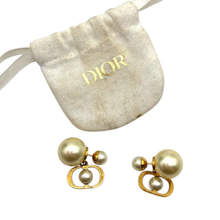 DIOR Tribales CD Logo Pearl Earrings Dior