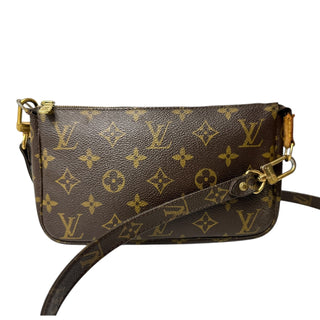 LOUIS VUITTON Monogram Pochette Accessoires with Long Strap Louis Vuitton