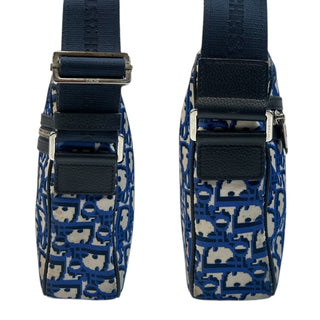 DIOR Oblique Blue Nylon Messenger Bag Dior