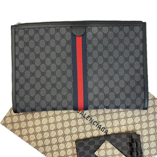 GUCCI x BALENCIAGA The Hacker Project BB Supreme Graffiti Clutch Gucci