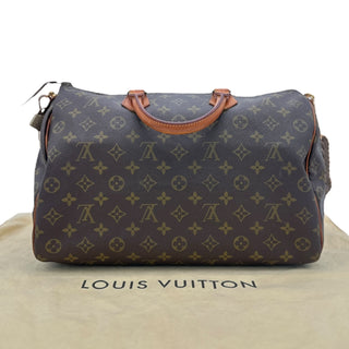 LOUIS VUITTON Monogram Speedy 35 with Strap Louis Vuitton