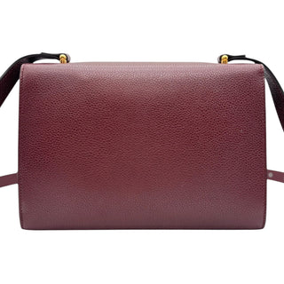 GUCCI Burgundy Leather Zumi Crossbody Bag Gucci