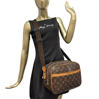 LOUIS VUITTON Monogram Reporter PM Crossbody Bag Louis Vuitton