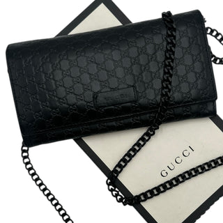 GUCCI Guccissima Leather Wallet On Chain (Copy) Gucci