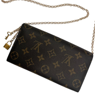 LOUIS VUITTON Monogram Sarah Wallet on Chain Louis Vuitton