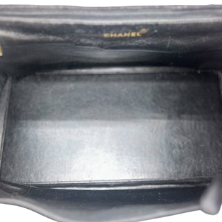 Black Grand Shopping Tote with Gold Hardware & Chain Shoulder Straps Chanel