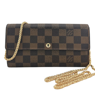 LOUIS VUITTON Damier Ebene Sarah Wallet (Copy) Louis Vuitton