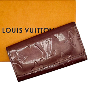 LOUIS VUITTON Vernis Patent Leather 4 Key Holder/Card Case Louis Vuitton