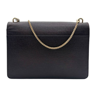 LOUIS VUITTON Aubergine Taiga Leather Sellier Dragonne with added Chain Louis Vuitton