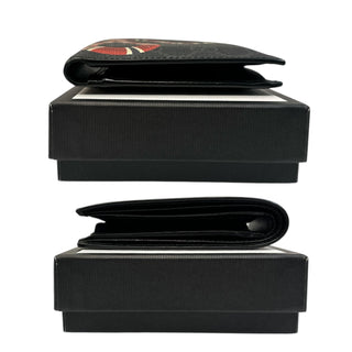 GUCCI Kingsnake Print GG Supreme Bifold Wallet Gucci