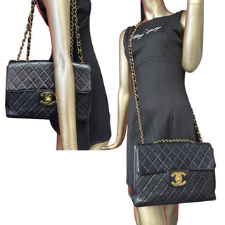 CHANEL Lambskin Jumbo 30 Classic Single Flap Bag Chanel