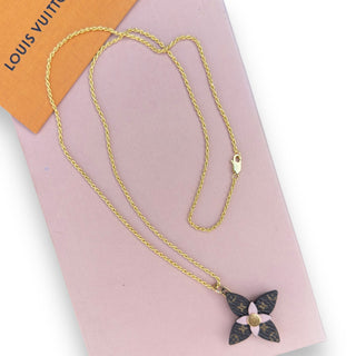 Repurposed LOUIS VUITTON Blooming Flowers Charm Necklace (Copy) Louis Vuitton