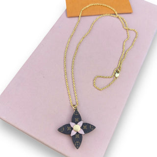 Repurposed LOUIS VUITTON Blooming Flowers Charm Necklace (Copy) Louis Vuitton