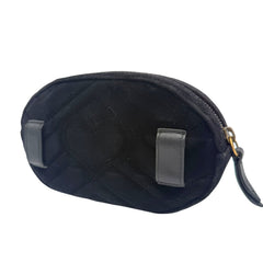 GUCCI Black Velvet Chevron Quilted Star Marmont Waist Bag Gucci