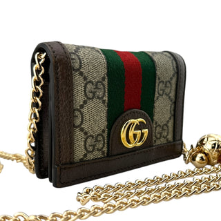 GUCCI Ophidia Compact Wallet with Unbranded Adjustable Chain Gucci