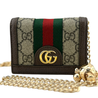 GUCCI Ophidia Compact Wallet with Unbranded Adjustable Chain Gucci