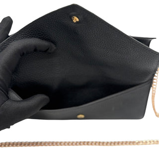 LOUIS VUITTON Monogram Double V Wallet with added Gold Chain Louis Vuitton