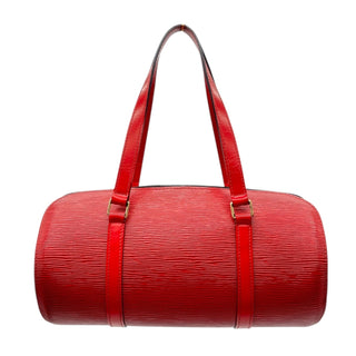 LOUIS VUITTON Red Epi Leather Papillon Louis Vuitton