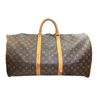 LOUIS VUITTON Monogram Bandouliere Keepall 55 Louis Vuitton