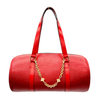 LOUIS VUITTON Red Epi Leather Papillon Louis Vuitton