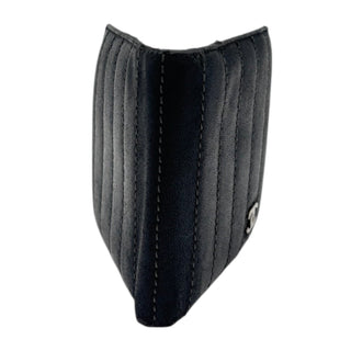 Chanel Black Lambskin Leather Bi Fold Wallet Chanel