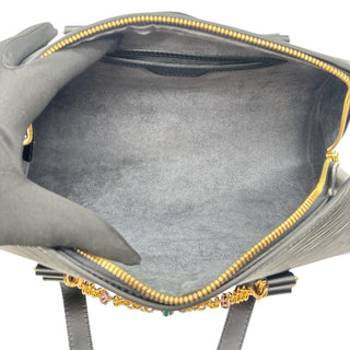 LOUIS VUITTON Black Epi Leather Papillon Louis Vuitton