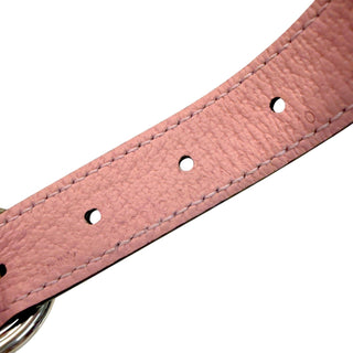Gucci GG Supreme Powder Pink Canvas and Leather Small/Medium Dog Collar Gucci