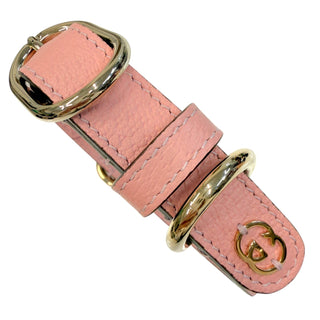 Gucci GG Supreme Powder Pink Canvas and Leather Small/Medium Dog Collar Gucci